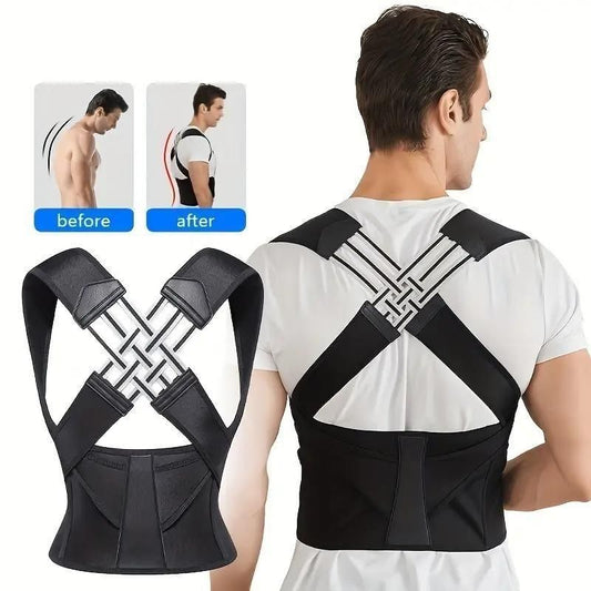 Adjustable Back Posture Corrector/ Slouching Relieve Pain Belt for Women & Men